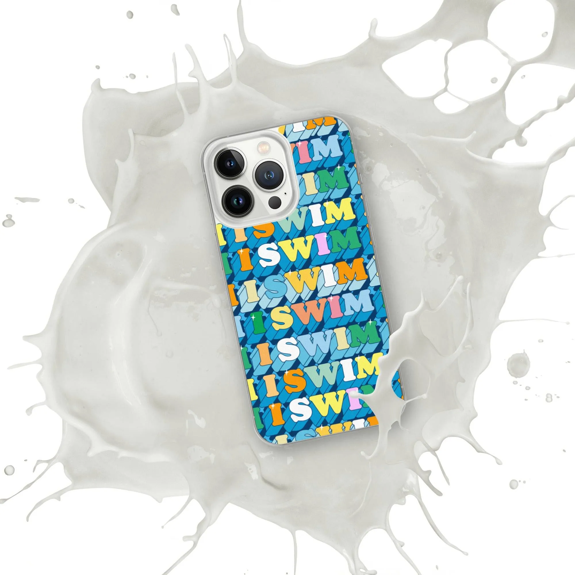 I Swim 70s Pattern iPhone® Case
