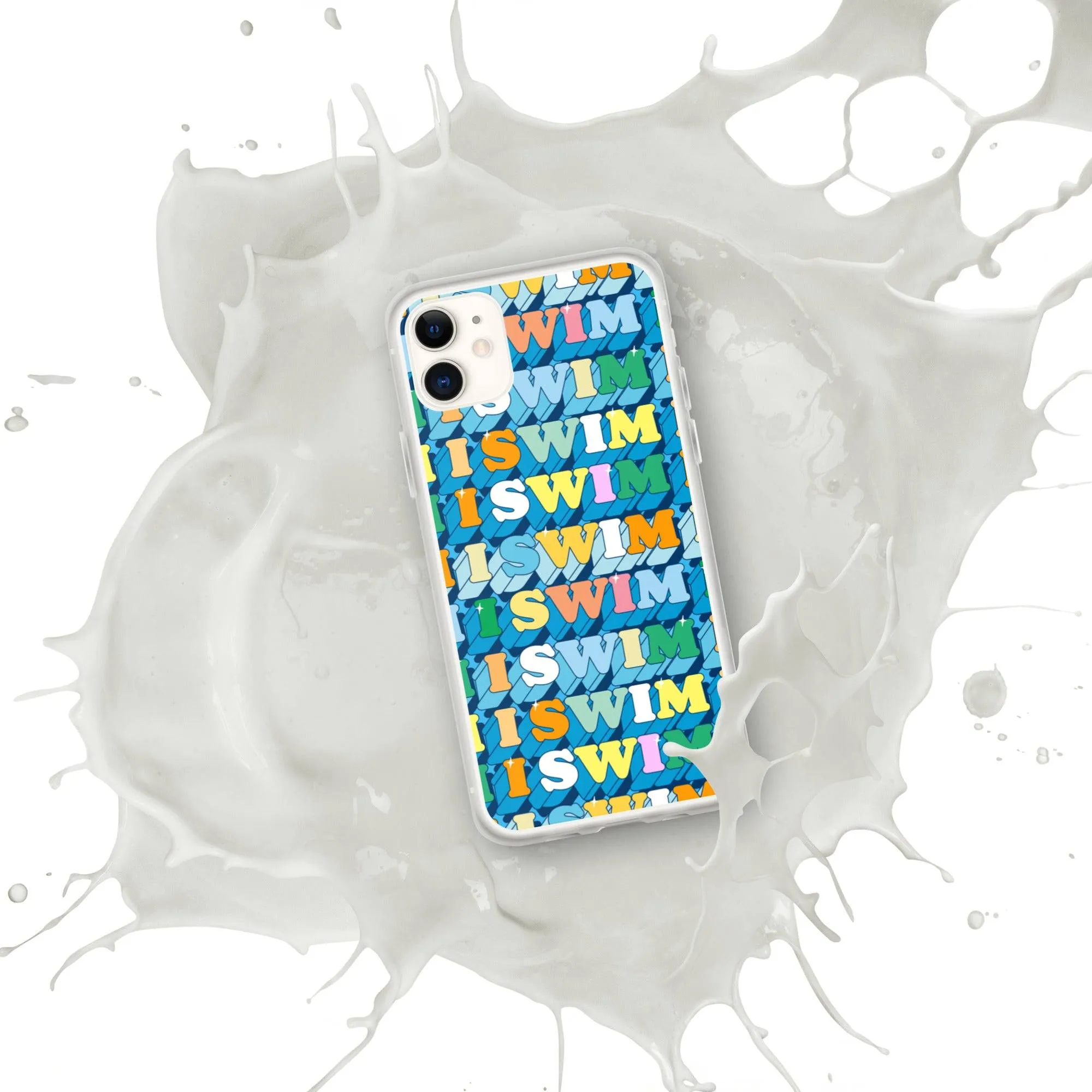 I Swim 70s Pattern iPhone® Case
