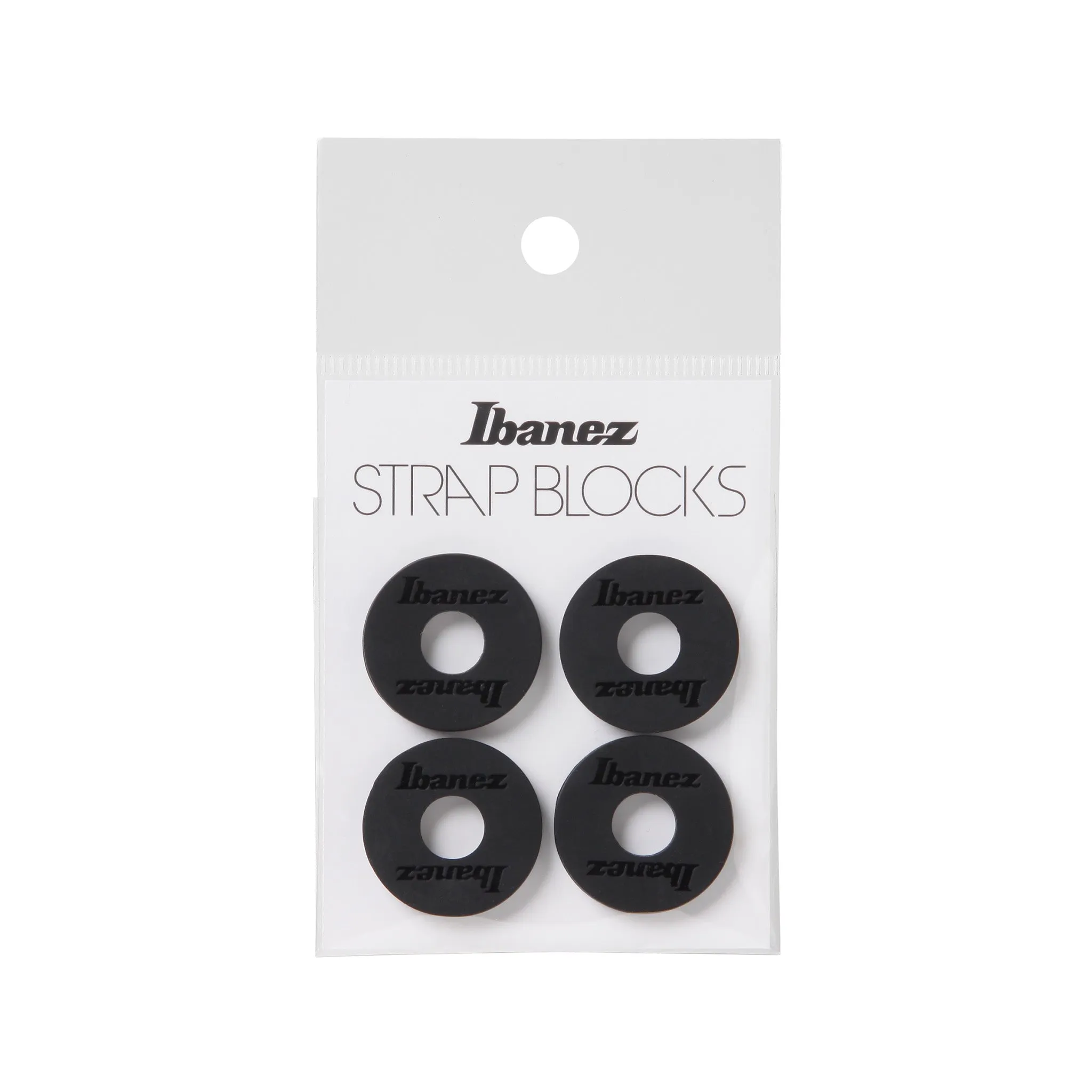 Ibanez ISB4-BK Strap Block, Black, 4pcs