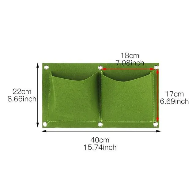 IndoorGarden™ Vertical Hanging Wall Planter