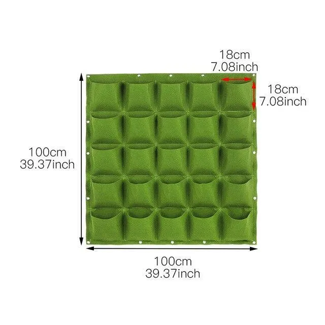 IndoorGarden™ Vertical Hanging Wall Planter