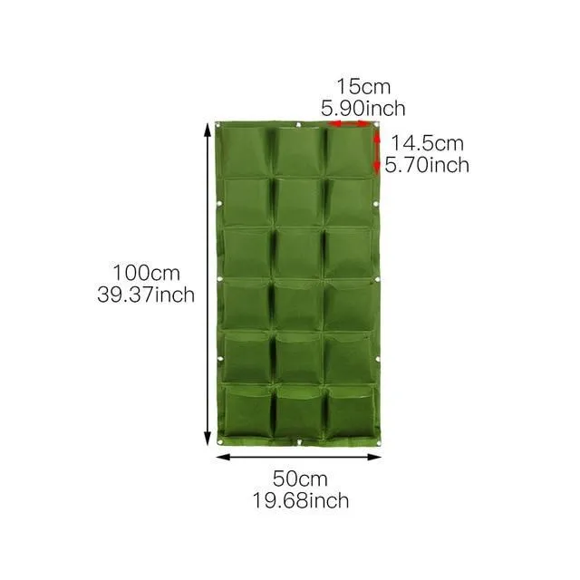 IndoorGarden™ Vertical Hanging Wall Planter