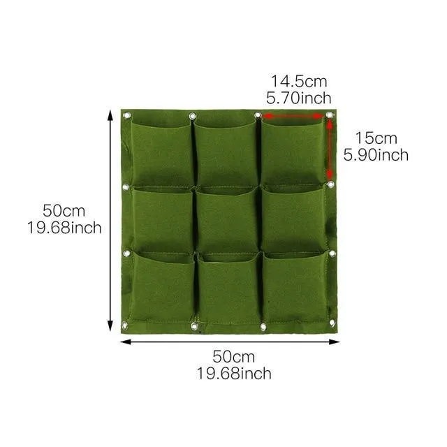IndoorGarden™ Vertical Hanging Wall Planter