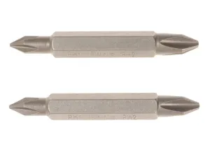 IRWIN Screwdriver Bits Ph2 / Ph2 Double Ended 50Mm Pack Of 2