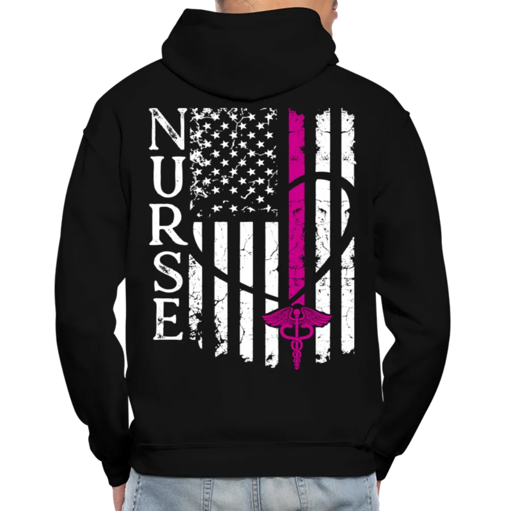 Julie RN Nurse Flag Gildan Heavy Blend Adult Hoodie