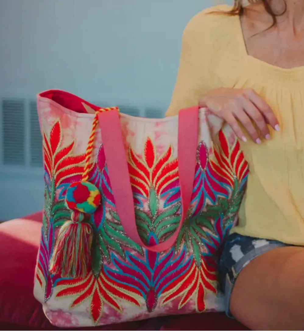 KDC-TB-8954 FEATHER TOTE