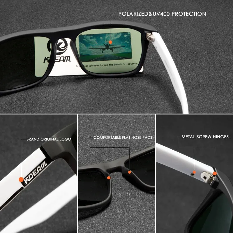 KDEAM Guy's Polarized Sunglasses with Night Sight