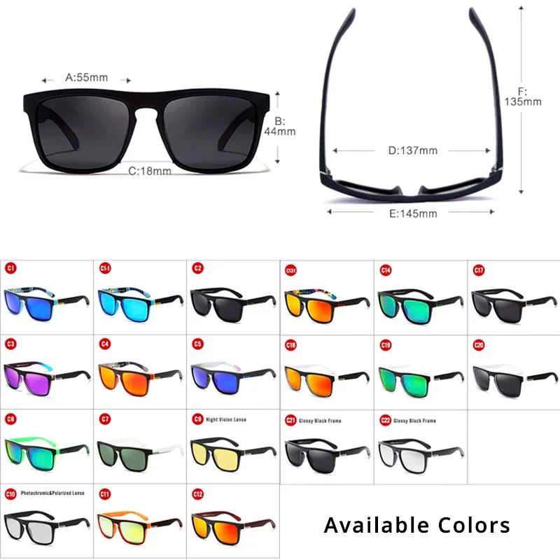 KDEAM Guy's Polarized Sunglasses with Night Sight