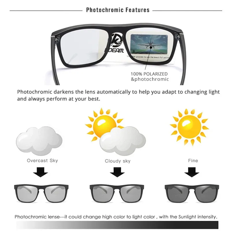 KDEAM Guy's Polarized Sunglasses with Night Sight