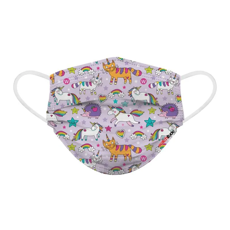 Kids Disposable Masks - Butterfly Picnic / Club Unicorn