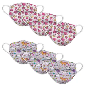 Kids Disposable Masks - Butterfly Picnic / Club Unicorn