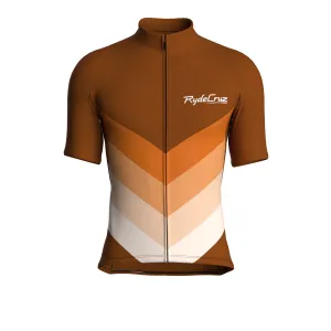 Kinetic Flow | Earth Brown Male Short Sleeves Jersey