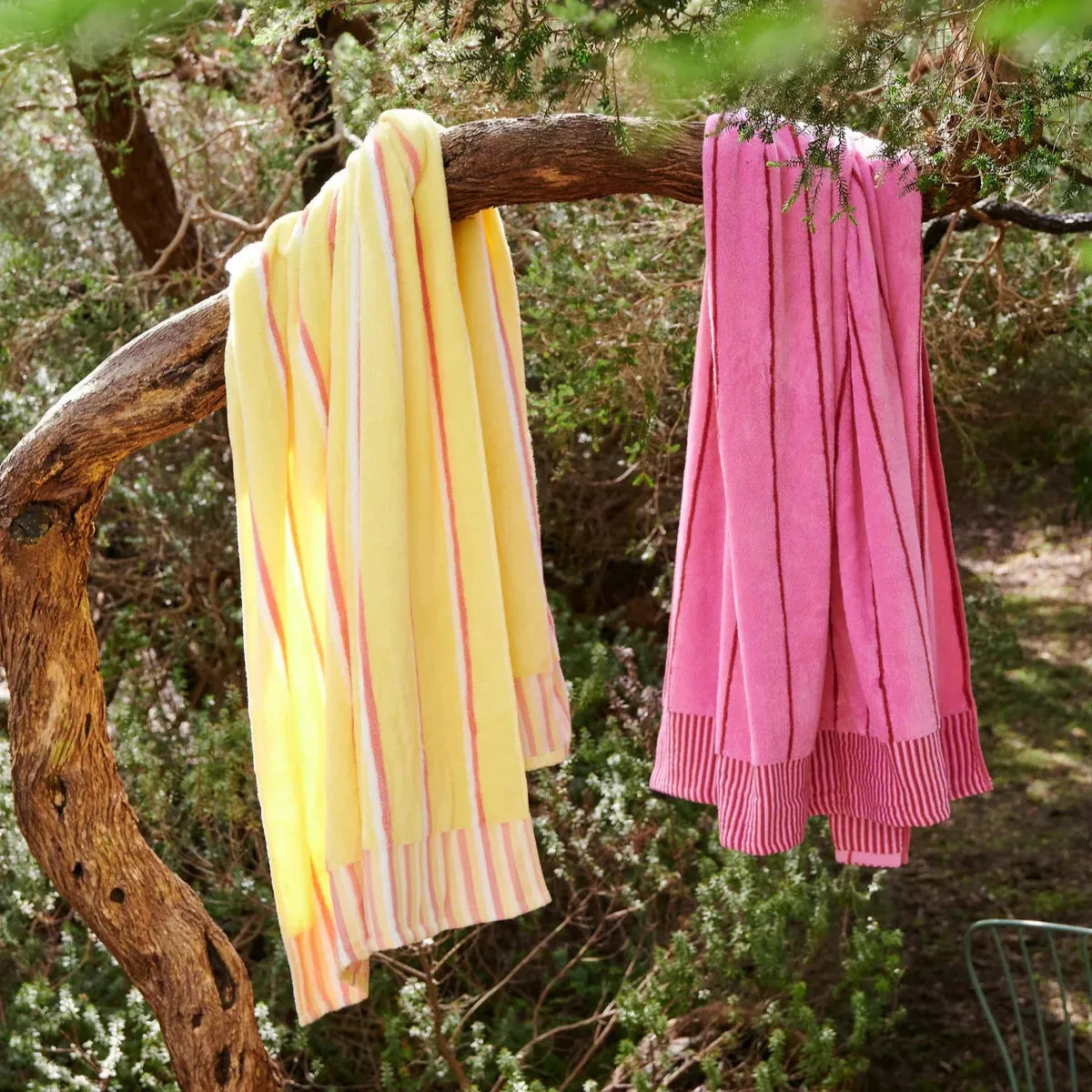 Kip&Co Iced Vovo Stripe Terry Bath Sheet / Beach Towel