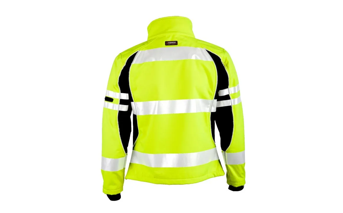 Kishigo Black Series Premium Womens Soft Shell Jacket, Class 3