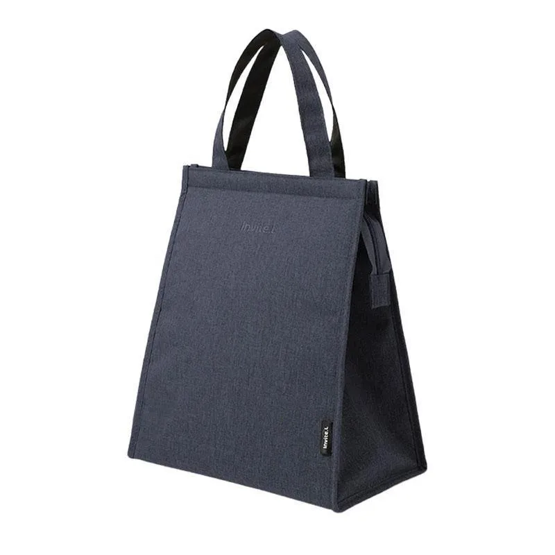 L Size Lunch Bag Thermal Insulated Box Bento Pouch Food Tote Work School Picnic