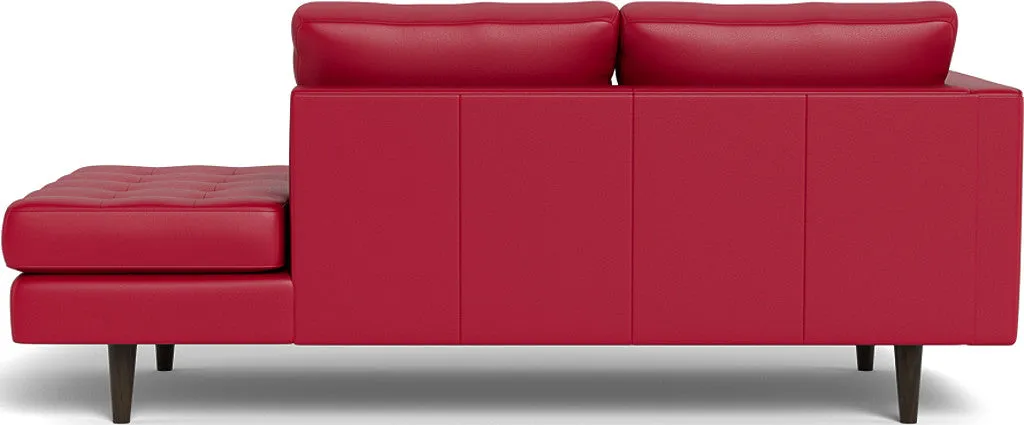 Ladybird 82" Leather LAF Stand Alone Chaise
