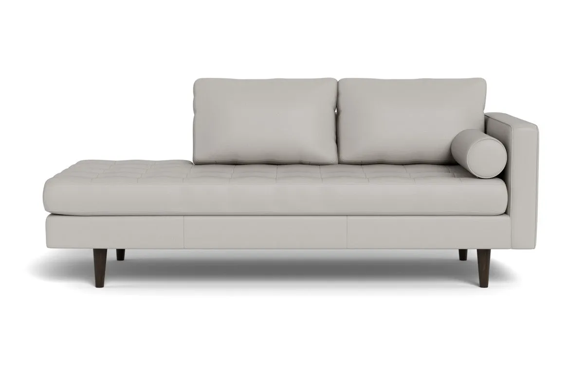 Ladybird 82" Leather RAF Stand Alone Chaise
