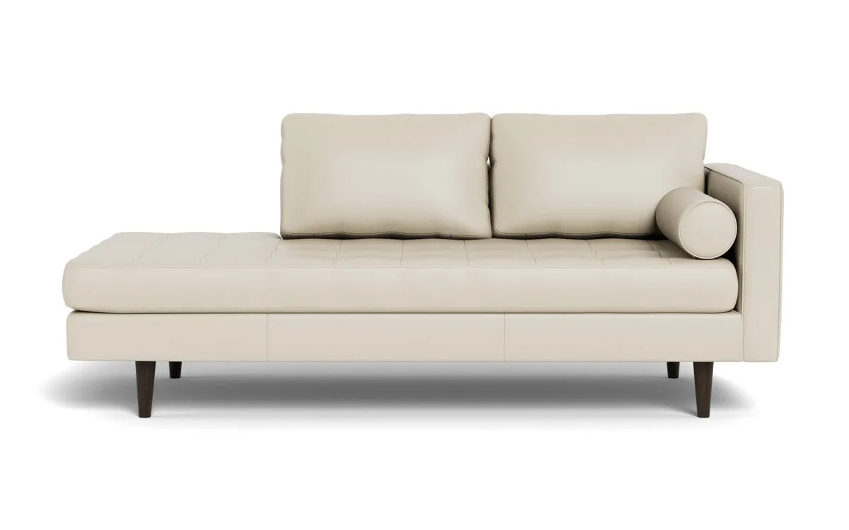 Ladybird 82" Leather RAF Stand Alone Chaise