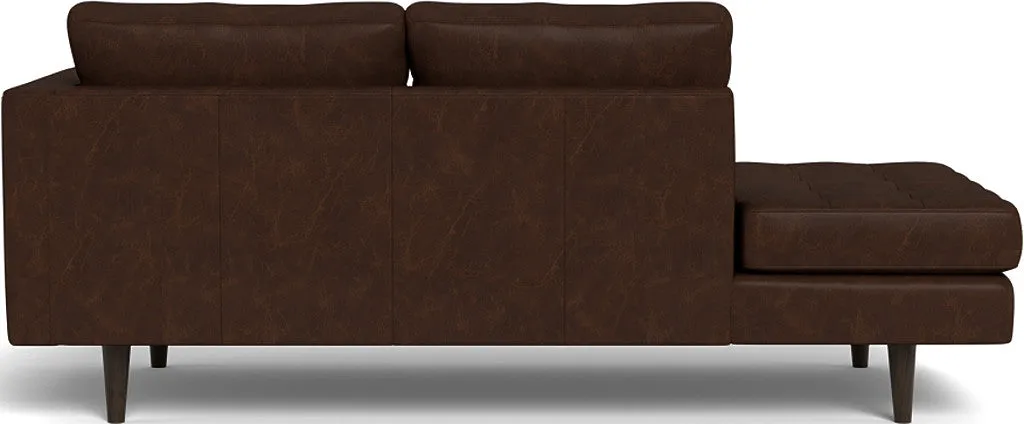 Ladybird 82" Leather RAF Stand Alone Chaise