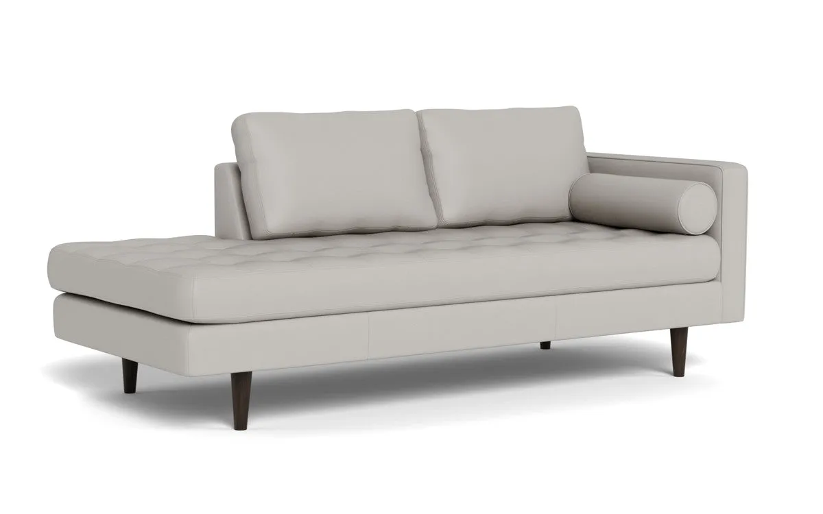 Ladybird 82" Leather RAF Stand Alone Chaise