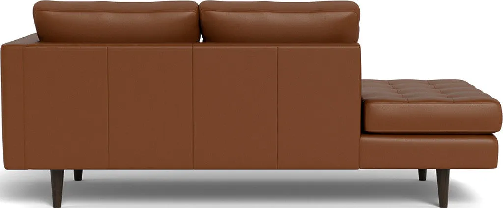 Ladybird 82" Leather RAF Stand Alone Chaise