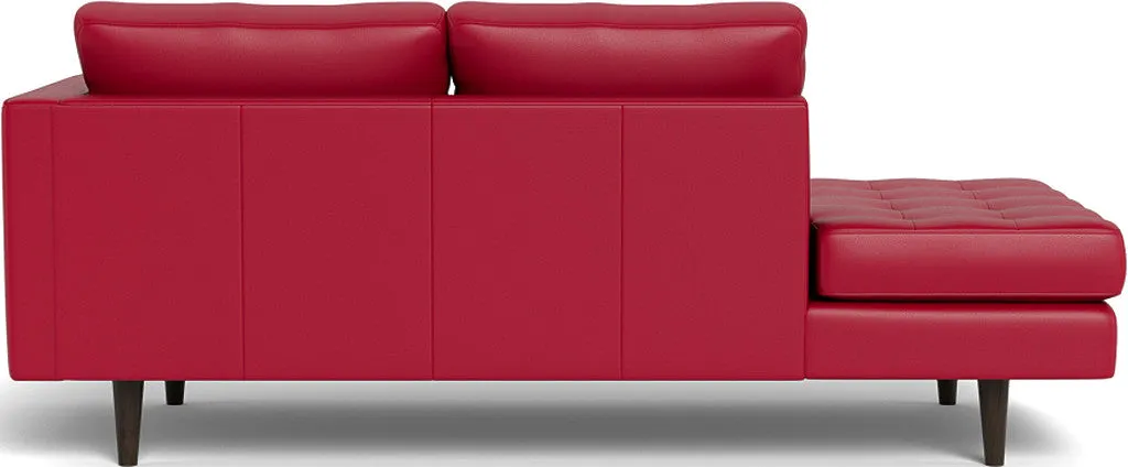 Ladybird 82" Leather RAF Stand Alone Chaise
