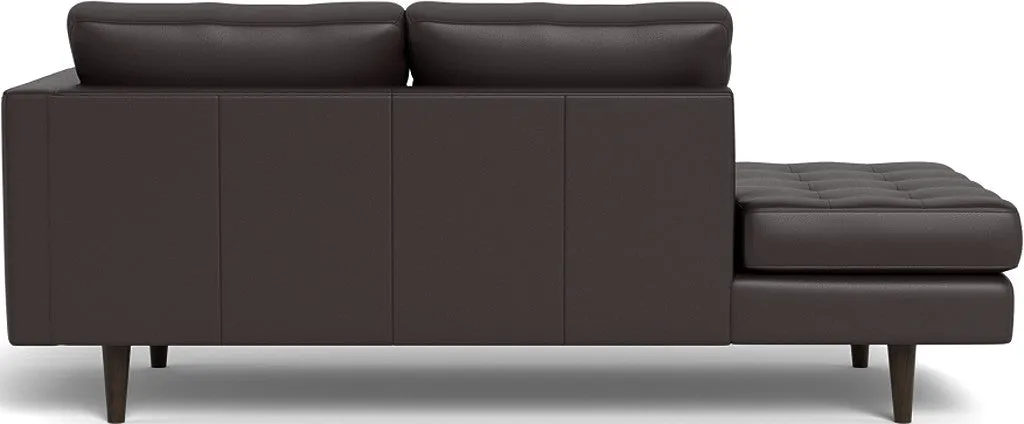 Ladybird 82" Leather RAF Stand Alone Chaise