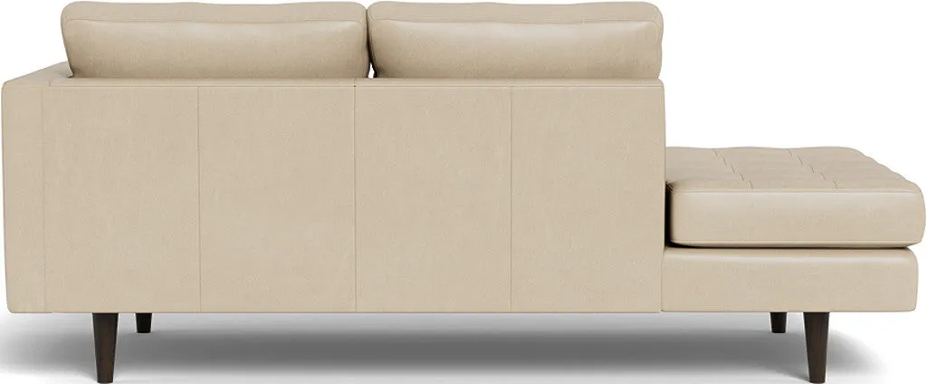 Ladybird 82" Leather RAF Stand Alone Chaise