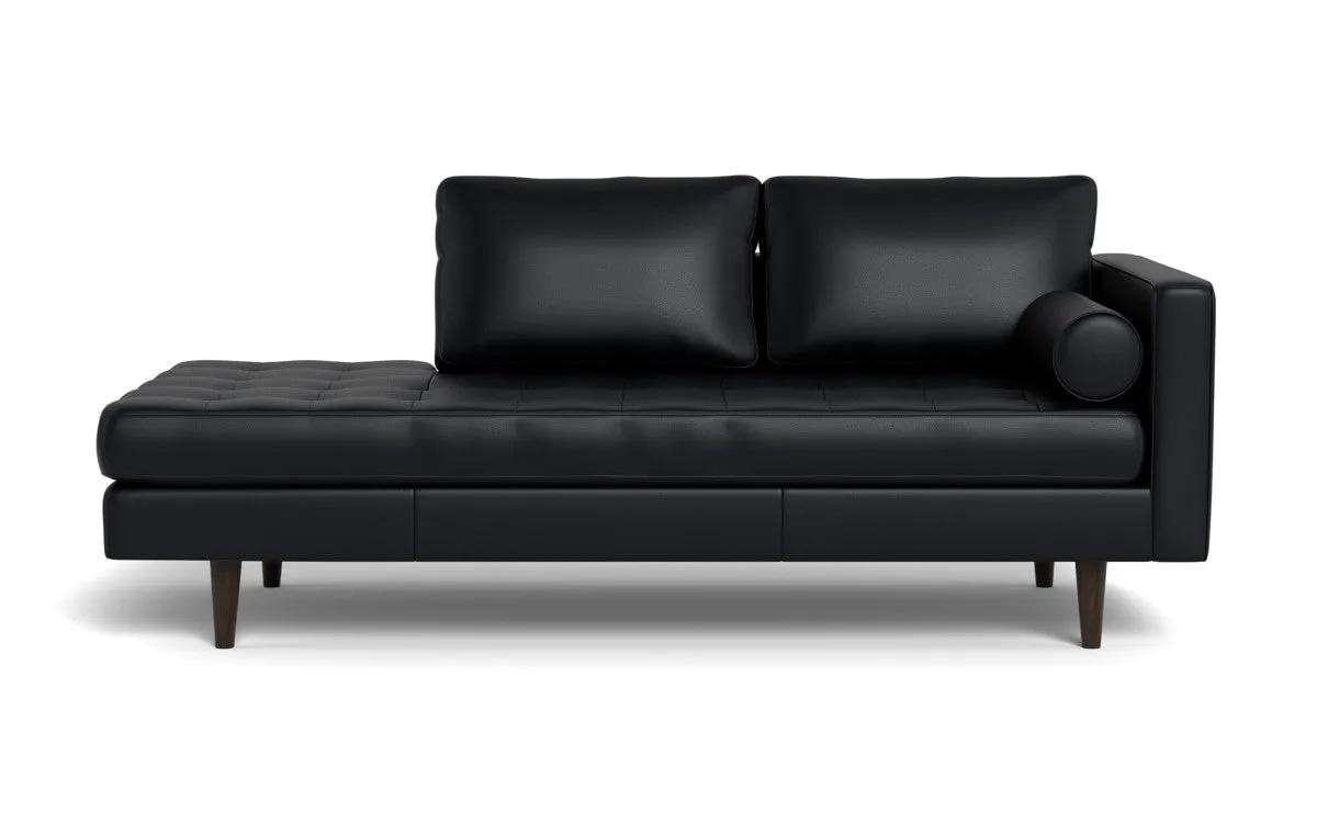 Ladybird 82" Leather RAF Stand Alone Chaise