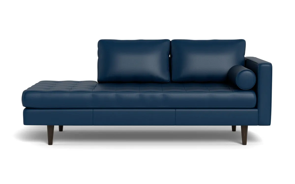 Ladybird 82" Leather RAF Stand Alone Chaise