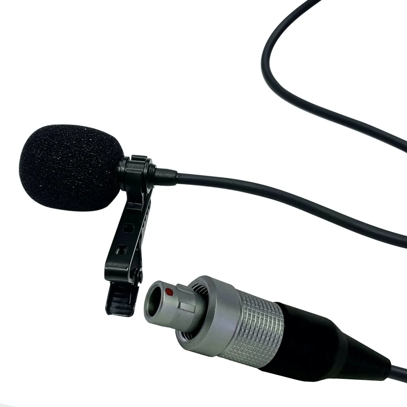 Lemo 3 Pin Lavaliere Lapel Microphone for Sennheiser / Shure / WisyCom / Zaxcom Wireless Body Pack Radio Transmitter