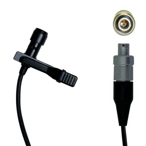Lemo 3 Pin Lavaliere Lapel Microphone for Sennheiser / Shure / WisyCom / Zaxcom Wireless Body Pack Radio Transmitter