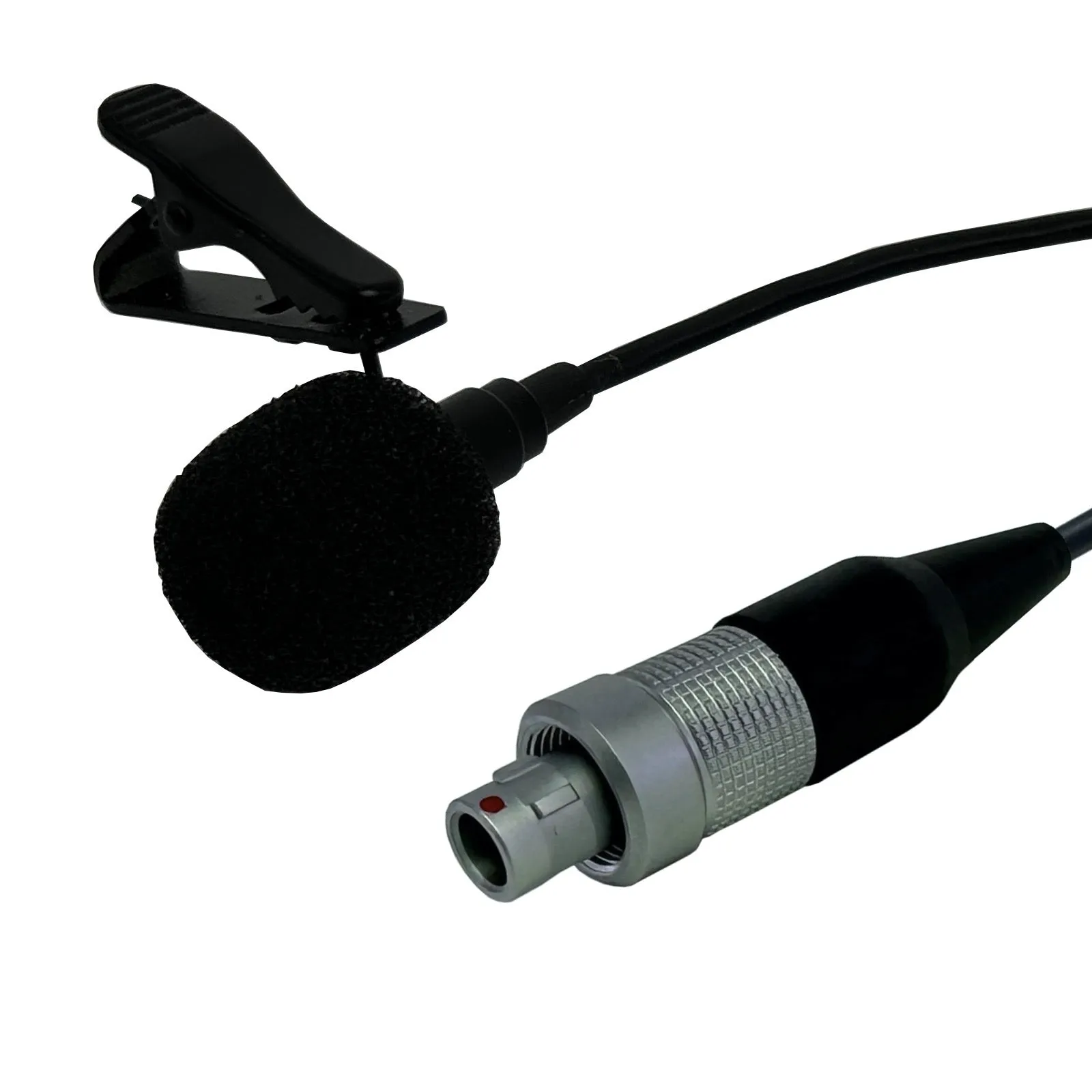 Lemo 3 Pin Lavaliere Lapel Microphone for Sennheiser / Shure / WisyCom / Zaxcom Wireless Body Pack Radio Transmitter