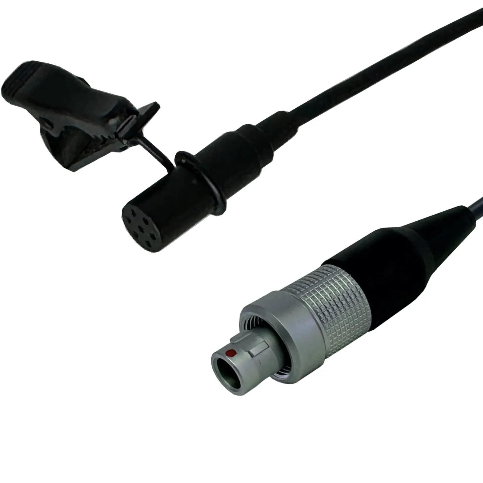 Lemo 3 Pin Lavaliere Lapel Microphone for Sennheiser / Shure / WisyCom / Zaxcom Wireless Body Pack Radio Transmitter