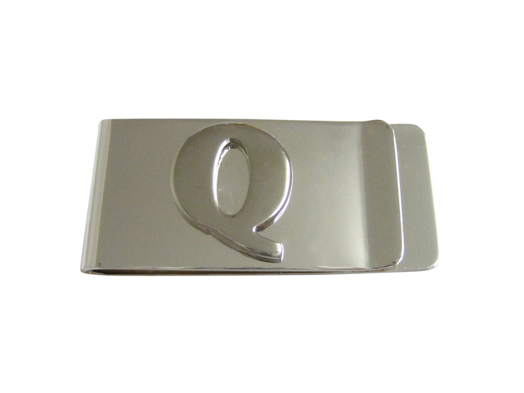 Letter Q Monogram Money Clip