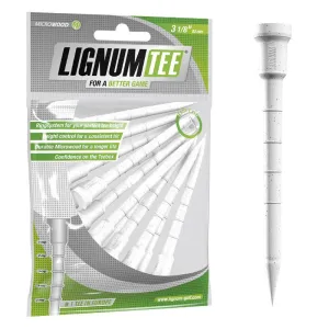 Lignum Microwood Golf Tees 3 1/8" White (12pk)