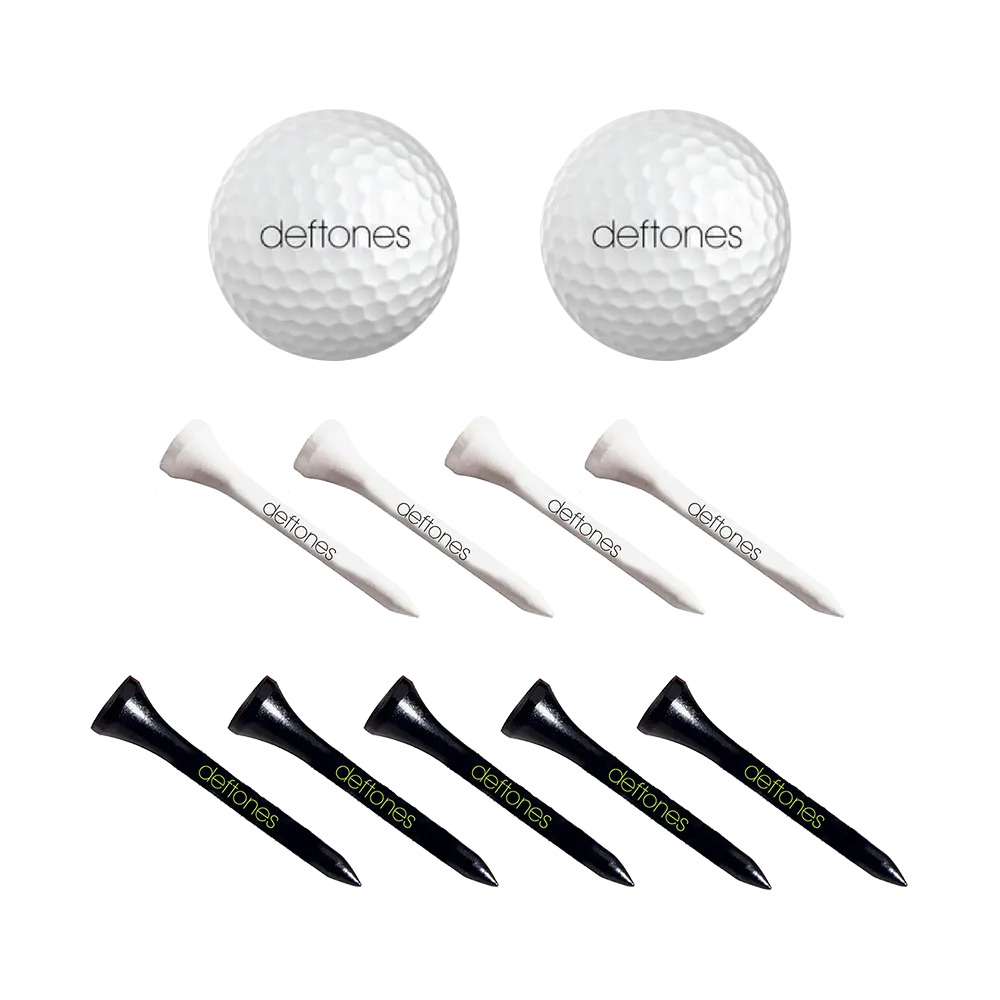 Logo Golf Ball & Tee Set