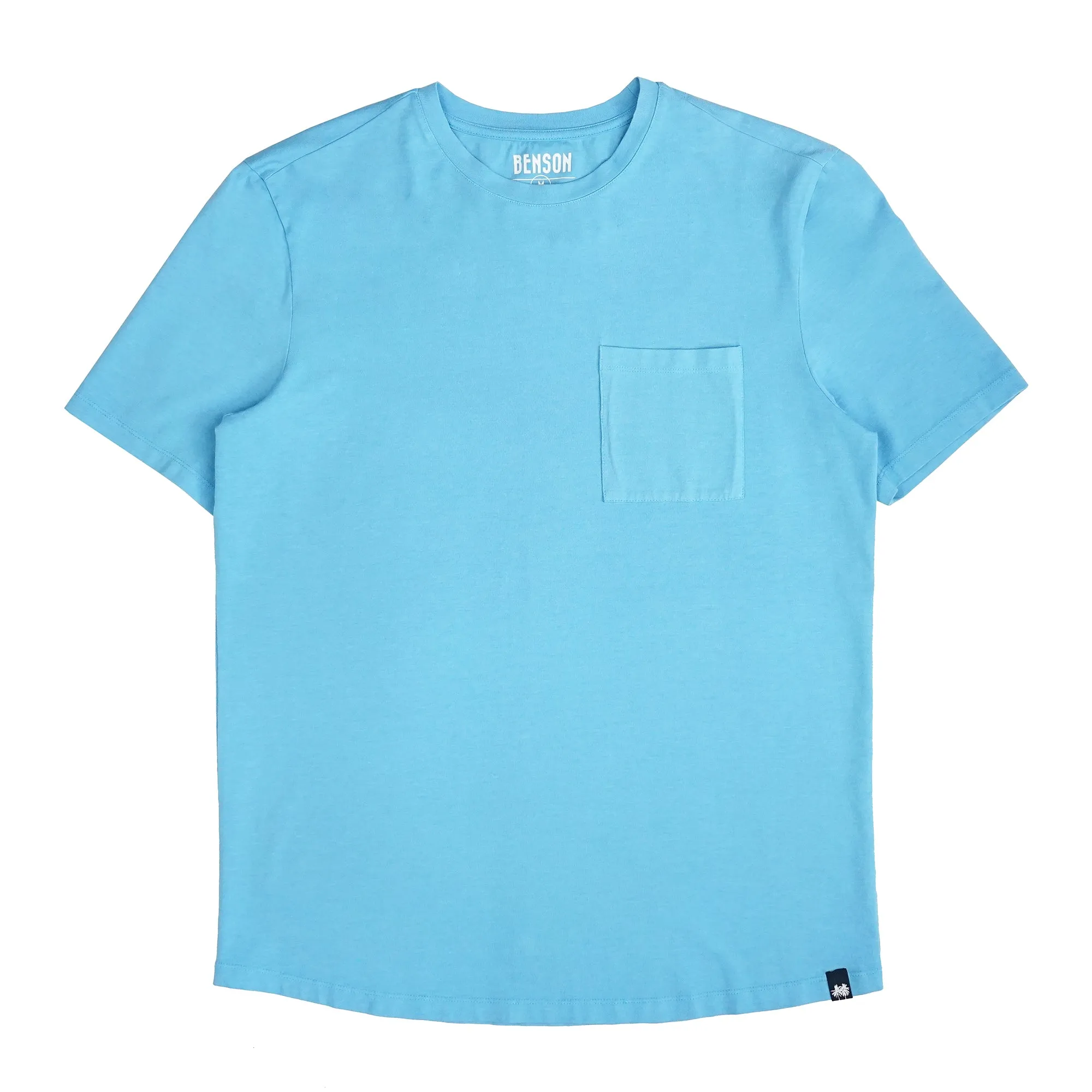 Long Beach Sky Blue Pocket Tee