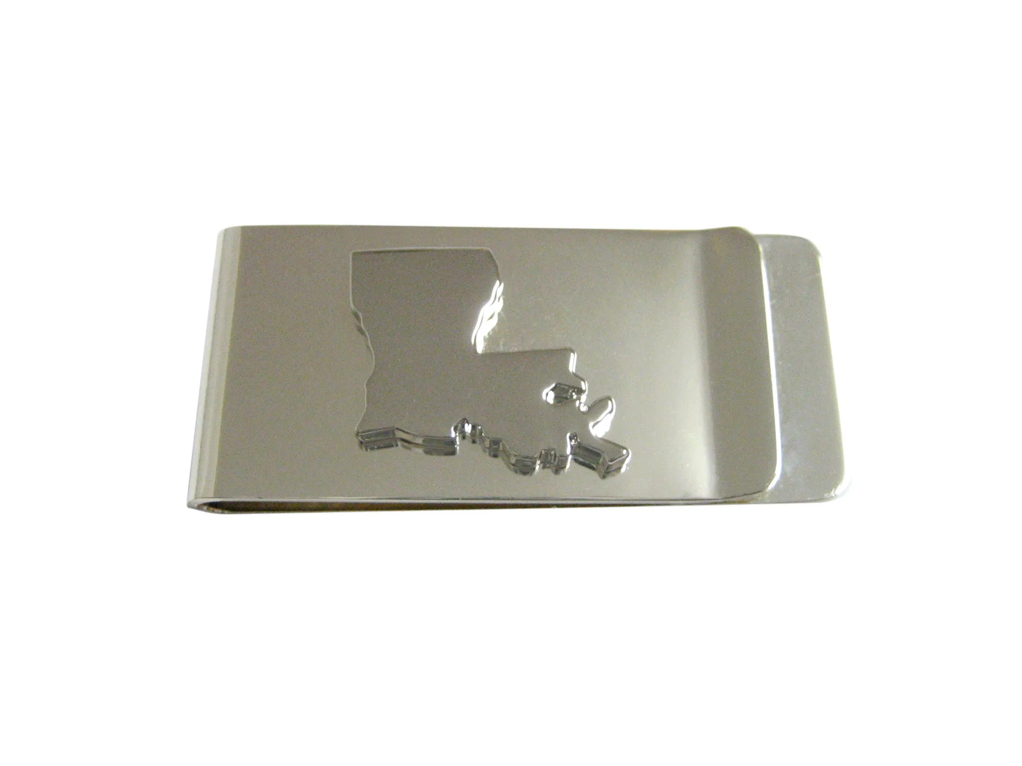 Louisiana State Map Shape Money Clip