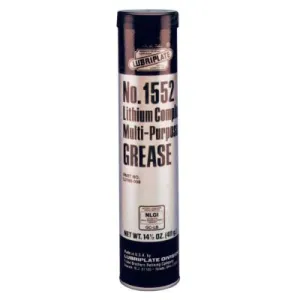 Lubriplate?? 1500 Series Lithium Complex Grease, 14 1/2 oz, Cartridge, L0166-098