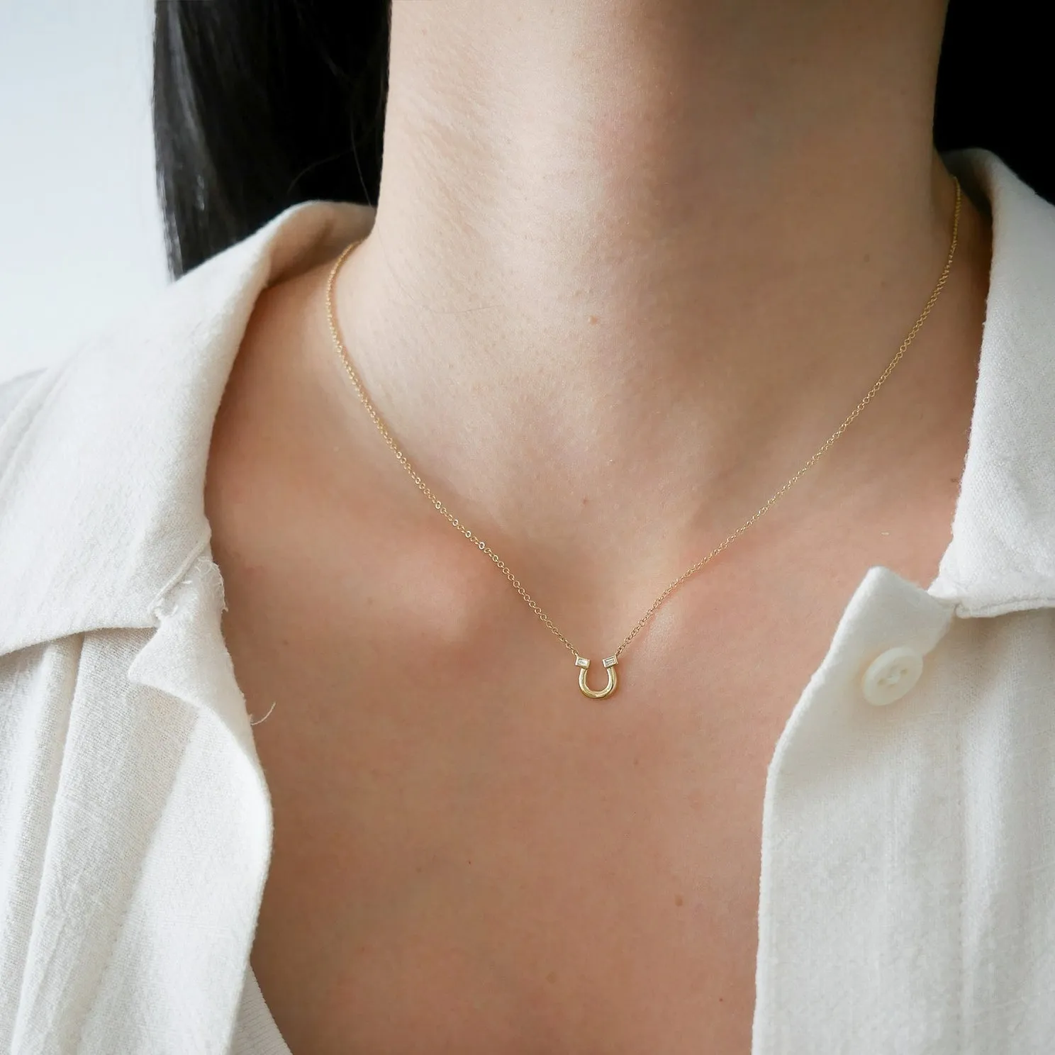 Lucky Horseshoe Necklace