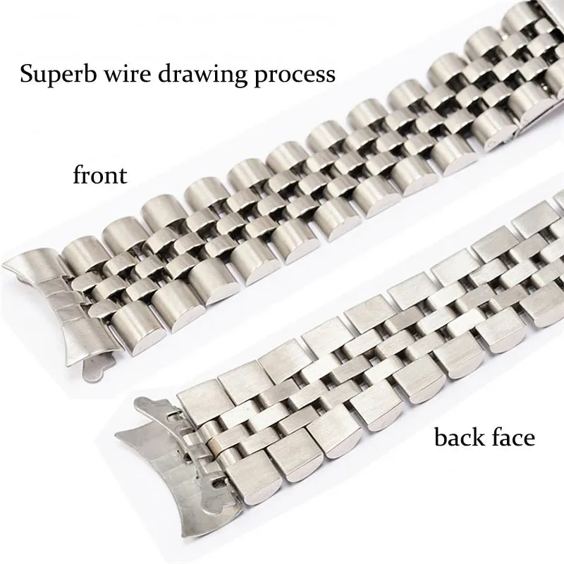 Luxury Stainless Steel Rolex Band