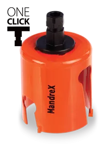 MandreX MHMQ0052B SuperXcut Multi Purpose TCT 52mm Hole Saw c/w Adapter