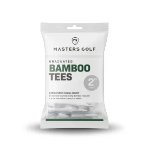 Masters 2' Bamboo Graduated Golf Tees (20 Pack)