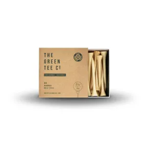 Masters Bamboo 2 3/4" Natural Golf Tees x40 Box