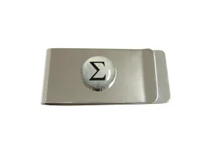 Mathematical Greek Sigma Symbol Money Clip