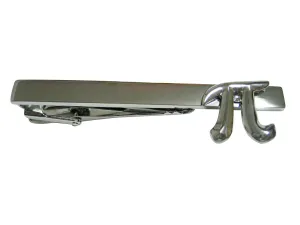 Mathematical Pi Symbol Square Tie Clip