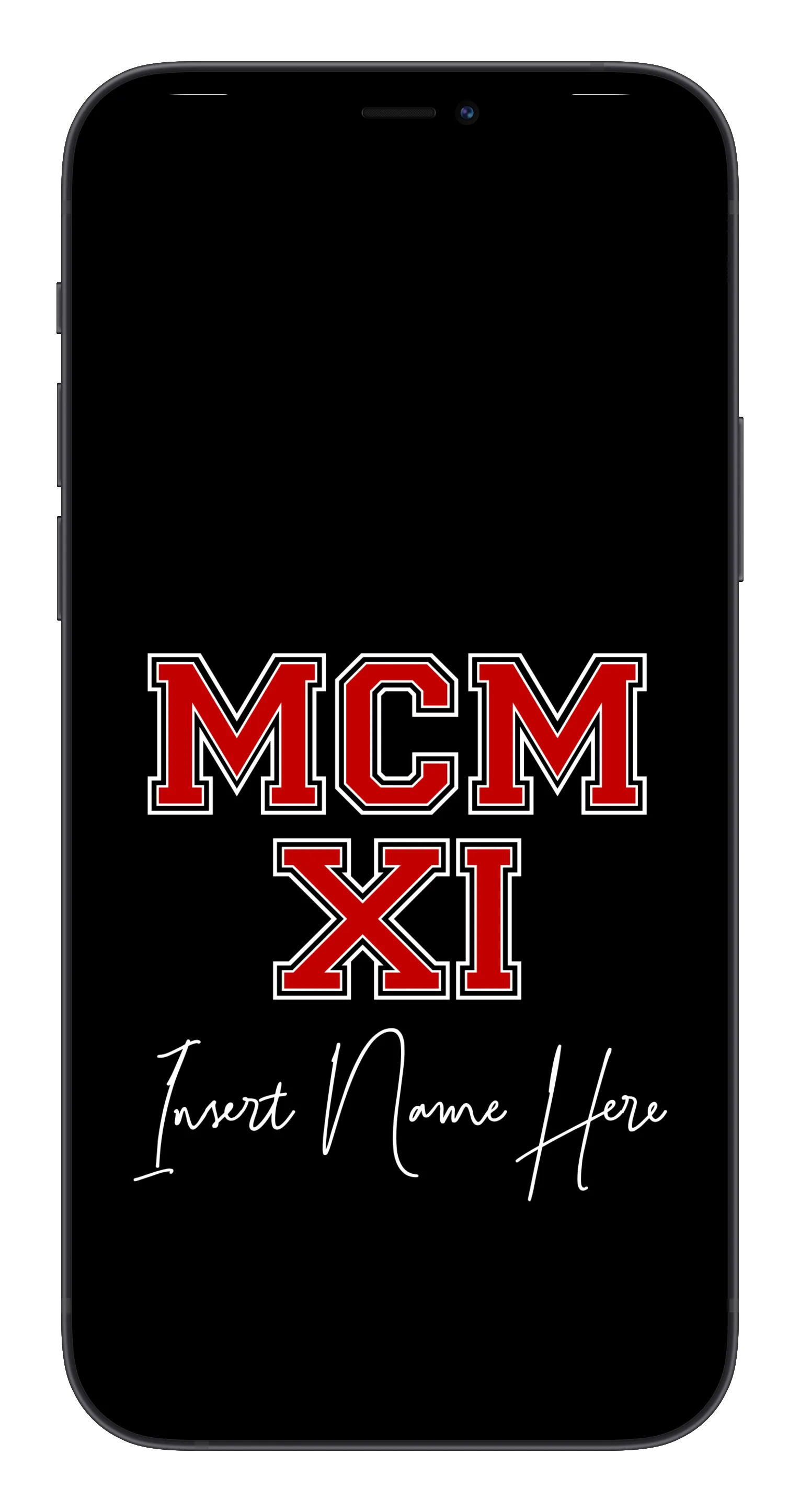 MCMXI Pretty Boys Edition Custom Phone Wallpaper (Choose Color)