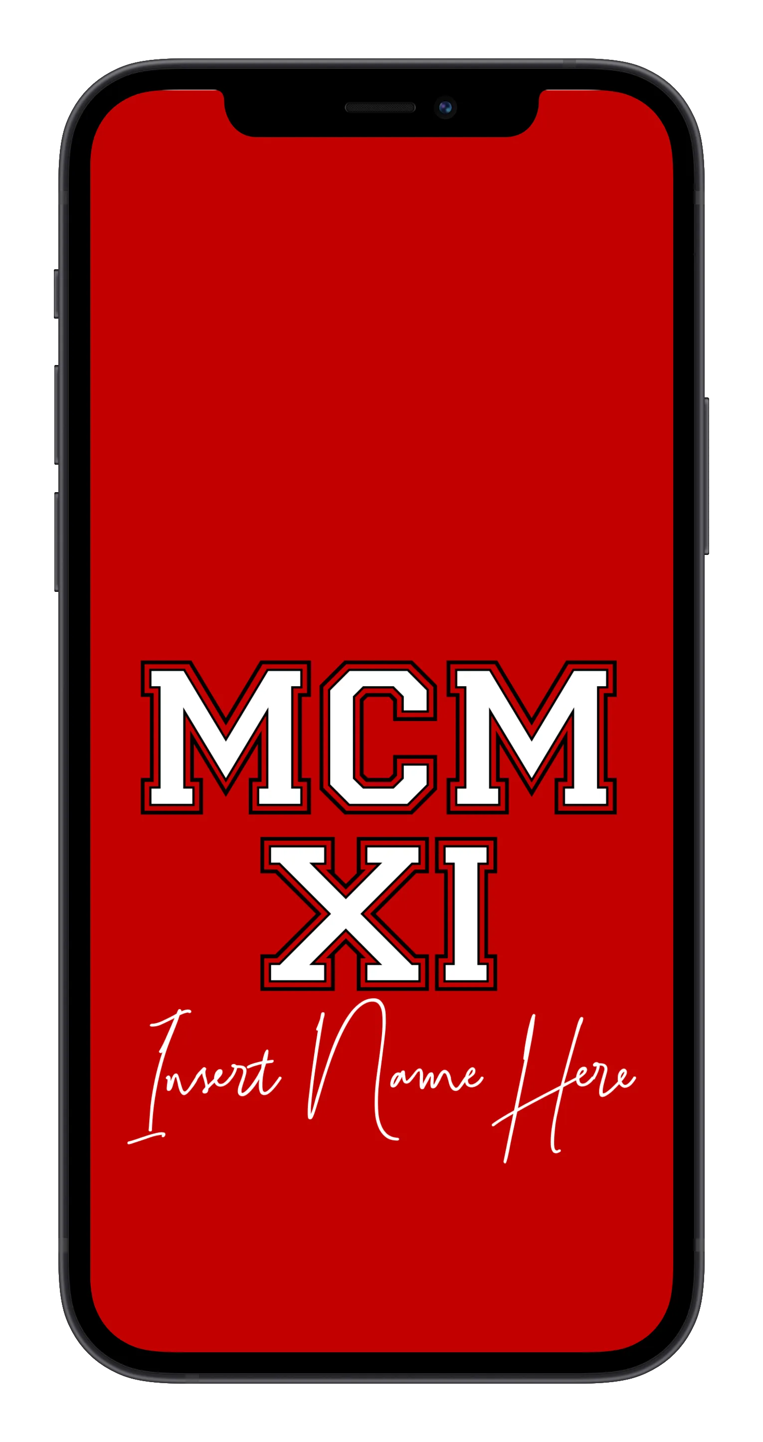 MCMXI Pretty Boys Edition Custom Phone Wallpaper (Choose Color)