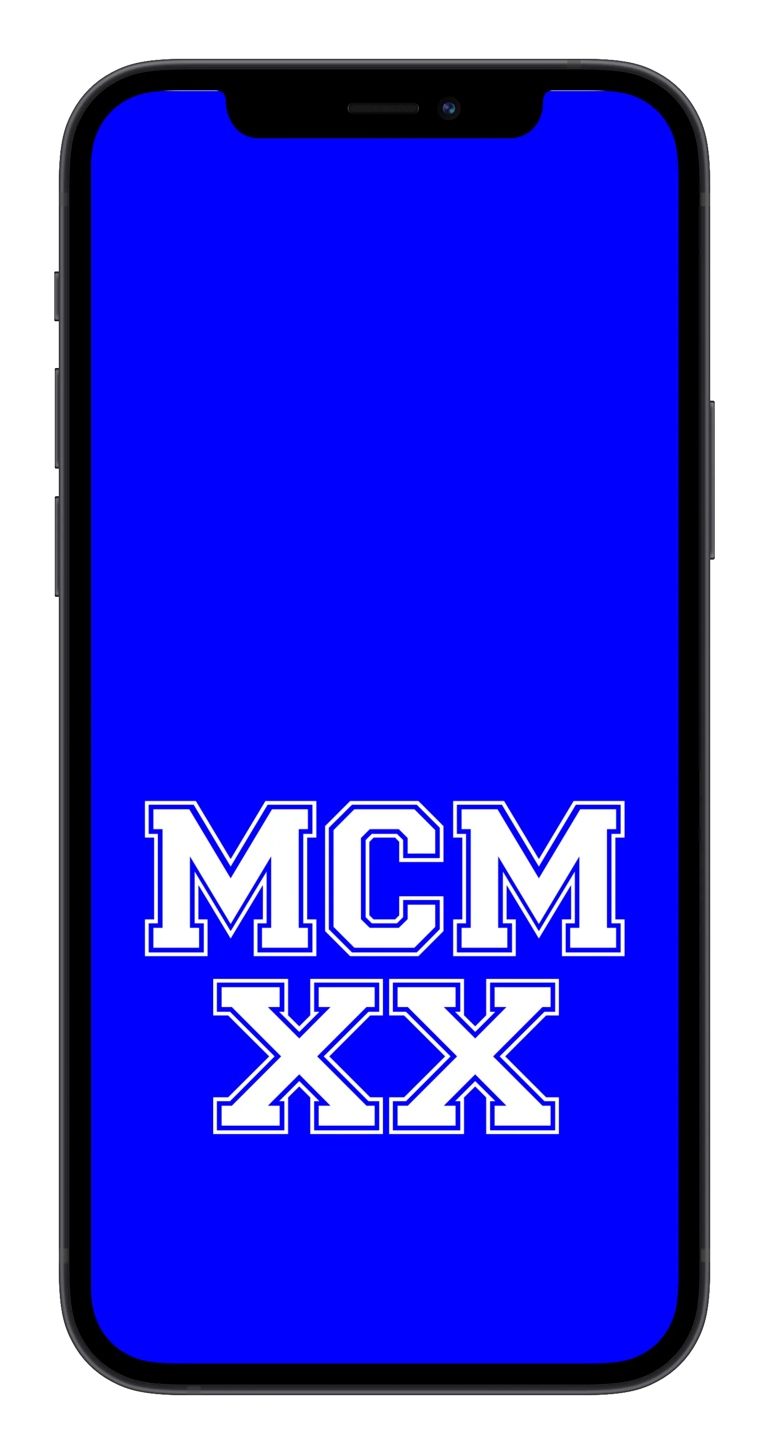 MCMXX Phone Wallpaper (Choose Color)